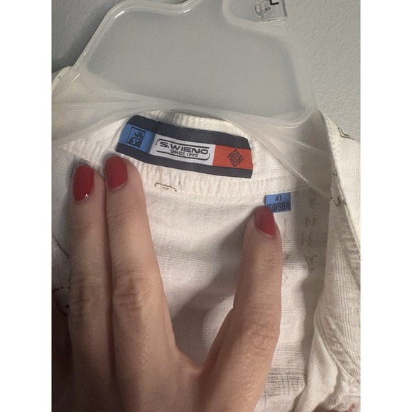 Men's SS S. Weino Tropical Loop Button Up Medium - Picture 4 of 6